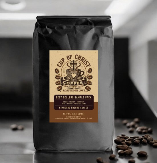 Best Sellers Sample Pack: 6Bean, Cowboy, Breakfast, Peru, Mexico, Bali